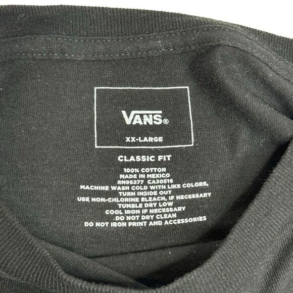 Vans parks series black long sleeve T-shirt size XXL - Picture 7 of 10